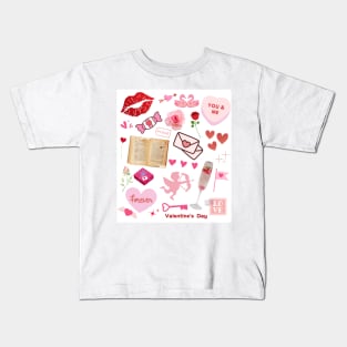 Valentine's Day 2023 Print - White Kids T-Shirt